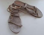 Lazamani beige leren sandaaltjes met strass, maat 41, Kleding | Dames, Beige, Lazamani, Gedragen, Sandalen of Muiltjes