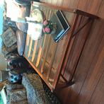 2 salontafels afm. 120x120 en 65x65., Ophalen, Gebruikt