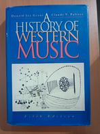 A History of Western Music - Donald Jay Grout, Boeken, Muziek, Ophalen of Verzenden, Gelezen, Donald Jay Grout