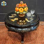 Vintage chinese salontafel / oosterse tafel (dia:75cm), Antiek en Kunst, Antiek | Meubels | Tafels, Ophalen of Verzenden