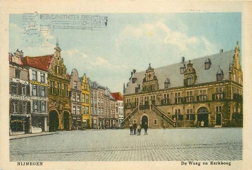 (701-147-009) Nijmegen De Waag en Kerkboog, Verzamelen, Ansichtkaarten | Nederland, Gelderland, Verzenden