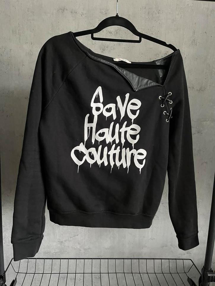 Zgan Trui van Nikkie maat S/M, Kleding | Dames, Truien en Vesten, Zo goed als nieuw, Maat 38/40 (M), Zwart, Ophalen of Verzenden