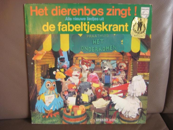 De Fabeltjeskrant – Het Dierenbos Zingt!, Cd's en Dvd's, Vinyl | Kinderen en Jeugd, Zo goed als nieuw, Overige typen, 3 tot 5 jaar