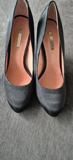 La Strada satijnen pumps met subtiele glitter hak, maat 39, Ophalen of Verzenden, Nieuw, Zwart