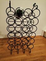 Wijnrek, Ophalen, 15 tot 25 flessen, Zo goed als nieuw, Metaal