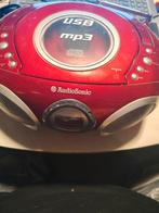 Audiosonic Radio met CD-speler kan op batterij, Ophalen of Verzenden, Gebruikt, Radio, Met cd-speler