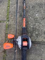 Reel hengel abu garcia inclusief aasjes., Ophalen, Zo goed als nieuw, Complete set