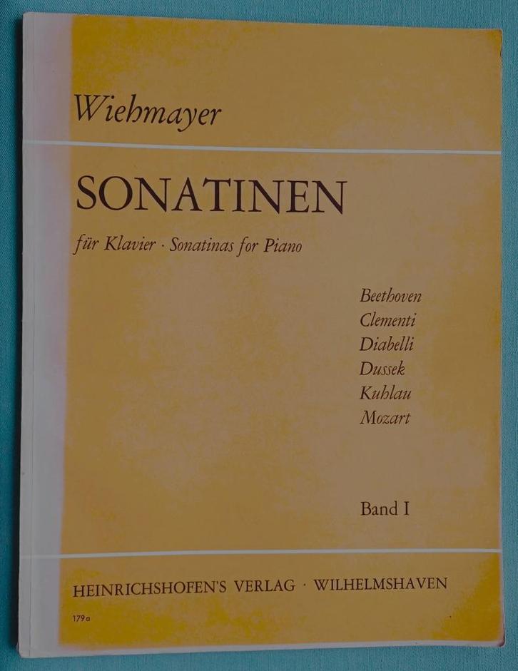 Wiehmayer  -  14 Sonatinen  - Band I, Muziek en Instrumenten, Bladmuziek, Artiest of Componist, Piano, Ophalen of Verzenden
