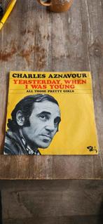 Charles aznavour (61.204), Cd's en Dvd's, Vinyl Singles, Ophalen of Verzenden, 7 inch, Zo goed als nieuw, Single