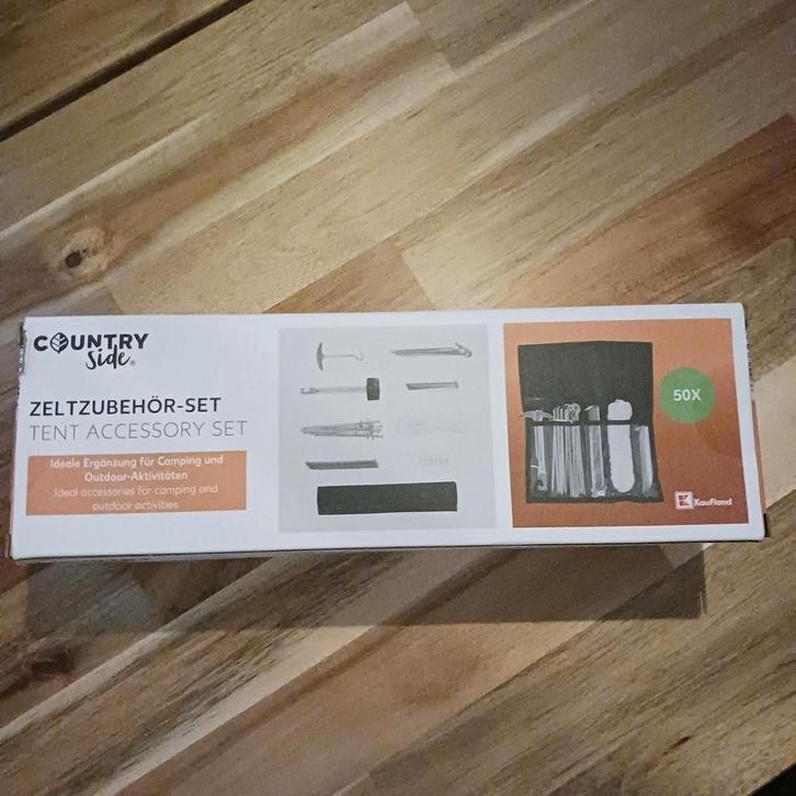 Nieuwe Tent Accessoire Set - 50 delig, Caravans en Kamperen, Tentaccessoires, Nieuw, Ophalen of Verzenden