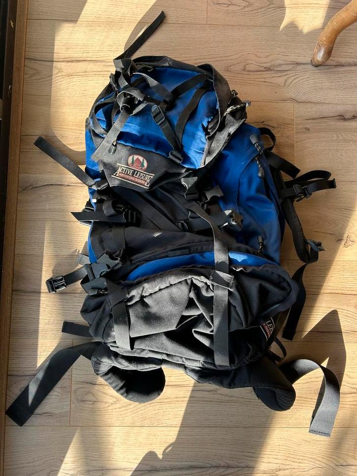 Grote backpack, Sieraden, Tassen en Uiterlijk, Tassen | Rugtassen, Gebruikt, Overige merken, 40 cm of meer, 45 tot 60 cm, Trekking