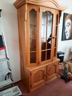 Vitrinekast, Huis en Inrichting, Ophalen, Eikenhout, 50 tot 100 cm, Zo goed als nieuw