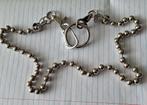 Rvs ketting, 80 cm, Ophalen of Verzenden, Zo goed als nieuw, Zilver, Overige materialen