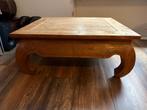 Opiumtafel, Huis en Inrichting, Tafels | Salontafels, Ophalen, Gebruikt, Vierkant, 50 tot 100 cm