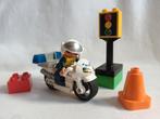 Duplo 5679 politie motor politiemotor met stoplicht, Ophalen of Verzenden, Zo goed als nieuw, Duplo