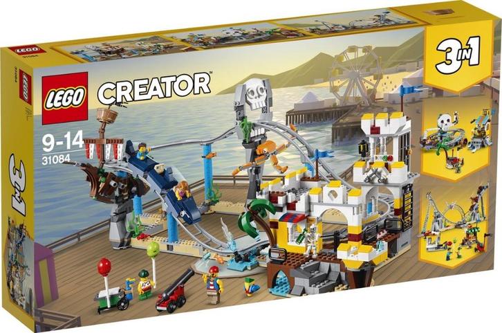 LEGO Creator Piratenachtbaan 3 in 1 set - 31084, Kinderen en Baby's, Speelgoed | Duplo en Lego, Zo goed als nieuw, Lego, Complete set