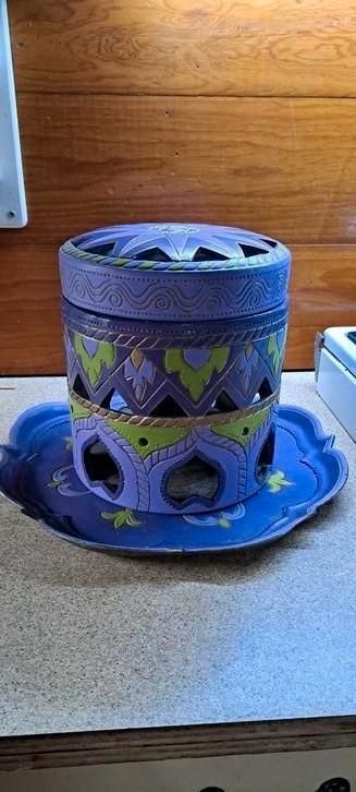 Grote kaarsenhouder, Huis en Inrichting, Woonaccessoires | Overige, Zo goed als nieuw, Ophalen