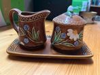 Vintage Melk en Suiker Set - Aardewerk, Gebruikt, Overige typen, Ophalen of Verzenden, Overige stijlen