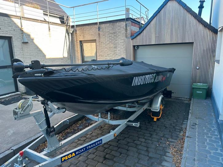 Alumacraft 165 Escape CS, Watersport en Boten, Vis- en Consoleboten, Zo goed als nieuw, 3 tot 6 meter, Benzine, Buitenboordmotor