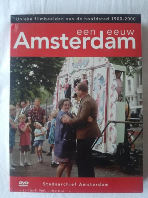 Een eeuw Amsterdam (1900-2000), dvd 270 min. (NIEUW), Cd's en Dvd's, Dvd's | Documentaire en Educatief, Nieuw in verpakking, Politiek of Geschiedenis
