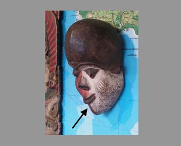 31cm groot Pende masker, Congo (120830-18)  beschikbaar voor biedingen