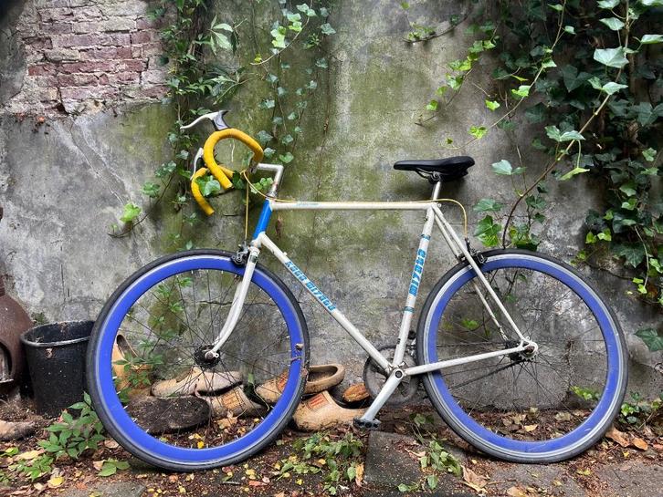 Zelfbouw racefiets Koga-frame opknapper, Fietsen en Brommers, Fietsen | Racefietsen, Gebruikt, Koga Miyata, Minder dan 10 versnellingen