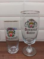 Dommelsch bierglazen 2 stuks, Ophalen of Verzenden, Zo goed als nieuw, Bierglas
