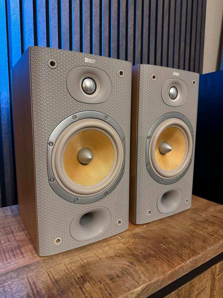 Mooie B&W DM601 S3 Sorrento Luidsprekers - Topconditie!, Audio, Tv en Foto, Luidsprekers, Zo goed als nieuw, Front, Rear of Stereo speakers