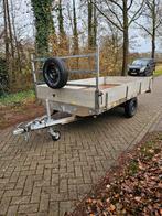 Te koop plateauwagen enkelasser grote bakmaat!, Auto diversen, Aanhangers en Bagagewagens, Ophalen, Gebruikt