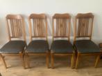 4 Eetkamerstoelen, Ophalen, Gebruikt, Hout, Vier