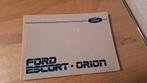 Handleiding Ford Escort-Orion 1986, Ophalen of Verzenden