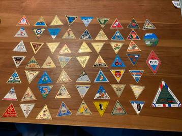 60 NCC Caravan Club Retro Speldjes 1968-1981 driehoekjes beschikbaar voor biedingen