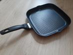 Fissler Cenit grillpan 28cm, Gebruikt, Keramische plaat, Aluminium, Ophalen of Verzenden