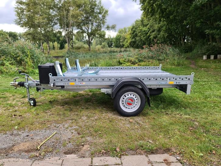 motortrailer huren, motoraanhanger te huur 1 2 3 motoren, Diensten en Vakmensen, Verhuur | Auto en Motor, Aanhangwagen