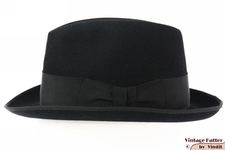 mooie Vintage Gleufhoed Meister Filz zwart vilt 56, Kleding | Heren, Trouwkleding en Trouwaccessoires, Gedragen, Accessoires, Zwart