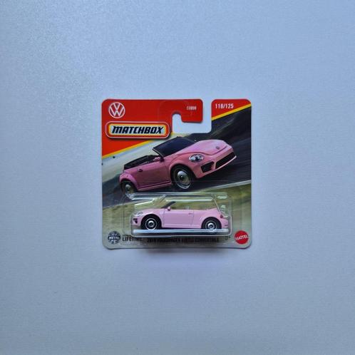 Matchbox 2019 Volkswagen Beetle Convertible #118/125, Kinderen en Baby's, Speelgoed | Speelgoedvoertuigen, Nieuw, Ophalen of Verzenden
