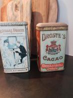 2 Vintage blikken "Droste Cacao ", Ophalen of Verzenden, Overige, Droste