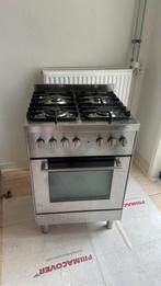 Solitaire gasfornuis met oven, Witgoed en Apparatuur, Fornuizen, Ophalen, Gebruikt, 4 kookzones, Gas