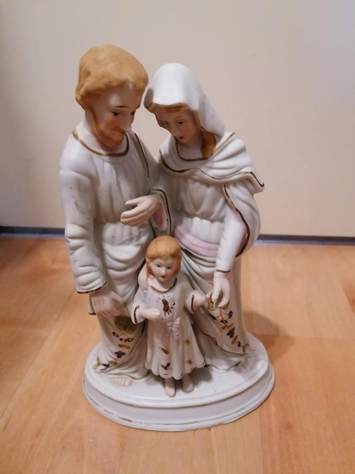 Porseleinen beeldje Heilige Familie - 26 cm, Antiek en Kunst, Antiek | Keramiek en Aardewerk, Ophalen of Verzenden