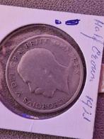1921 Half Crown - George V, Zilver, Koningin Wilhelmina, Losse munt, Overige waardes