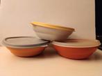Tupperware Ronde Bakjes Set, Huis en Inrichting, Ophalen of Verzenden, Gebruikt, Crème, Bak of Kom