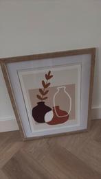 Leiuke lijst met poster, Ophalen, Zo goed als nieuw, Hout, Minder dan 50 cm