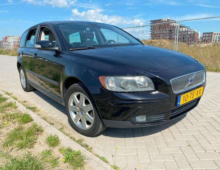 Volvo V50 1.6 2007 Zwart, Auto's, Volvo, Particulier, V50, Airbags, Airconditioning, Centrale vergrendeling, Climate control, Lichtmetalen velgen