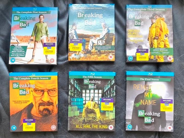 Breaking Bad, de complete serie op Blu-ray, Cd's en Dvd's, Blu-ray, Zo goed als nieuw, Ophalen of Verzenden