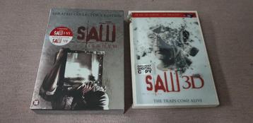 Te koop dvd box saw 1-6 en dvd Saw 3d  beschikbaar voor biedingen
