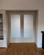 Witte ensuite deuren / schuifdeuren, Doe-het-zelf en Verbouw, Deuren en Horren, Ophalen, Gebruikt, 80 tot 100 cm, Binnendeur