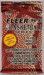 1996-97 Fleer Basketball Series 1 Sealed Trading Card Pack, Ophalen of Verzenden, Nieuw, Meerdere plaatjes