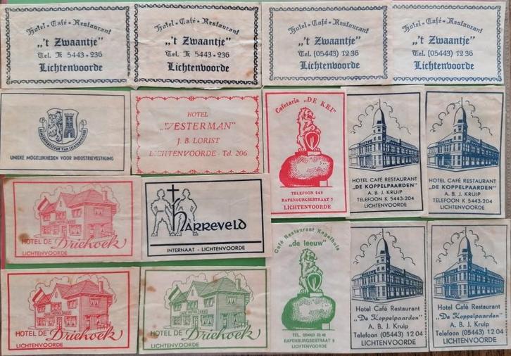 Lichtenvoorde 860, Verzamelen, Suikerzakjes, Verzenden