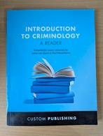 Introduction to Criminology: A reader, Ophalen of Verzenden, Beta, Zo goed als nieuw, WO