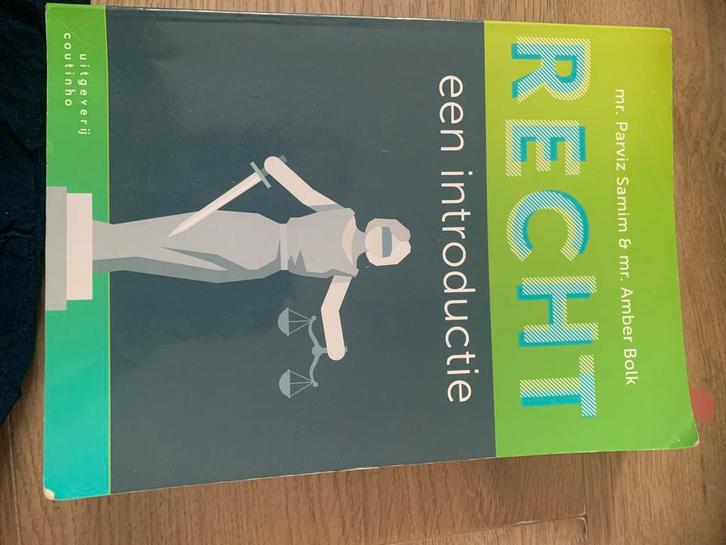 Recht: een introductie, Boeken, Studieboeken en Cursussen, Zo goed als nieuw, HBO, Gamma, Ophalen of Verzenden